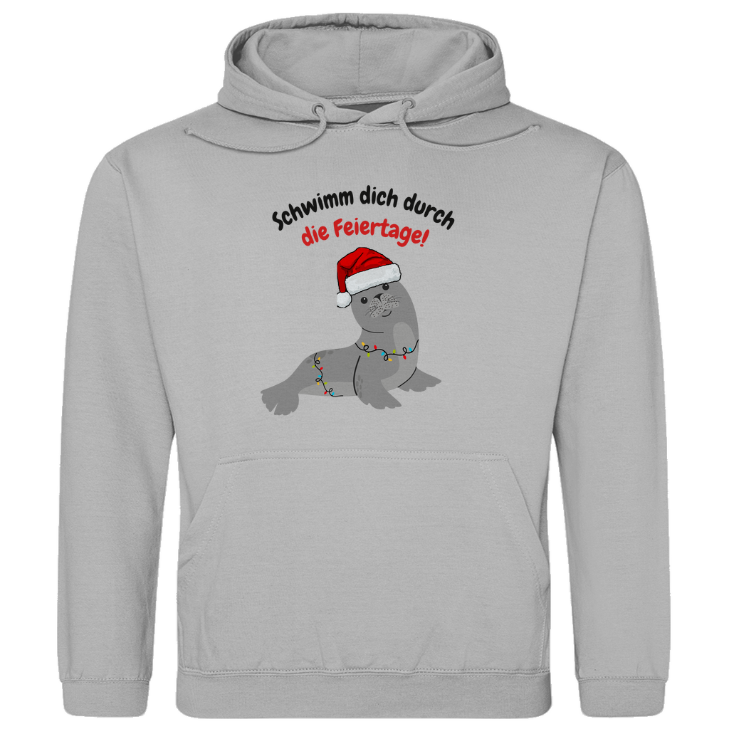 Schwimm dich durch die Feiertage - Herren Hoodie