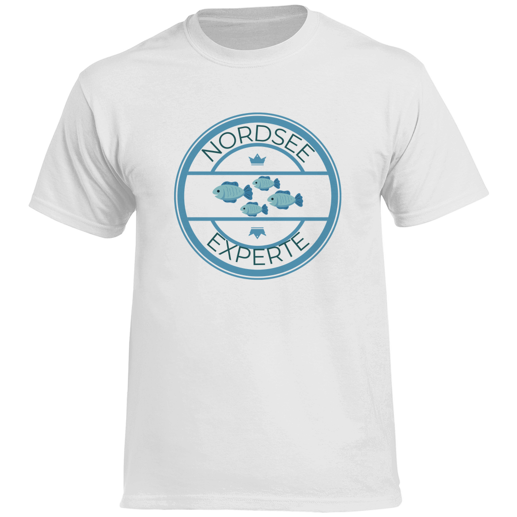 Nordseeexperte - Herren Heavy Cotton T-Shirt